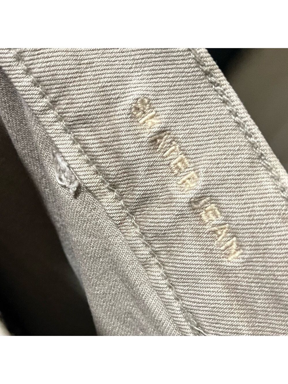 American Eagle Outfitters Wide Leg Jeans in Khaki - Picture 13 of 14